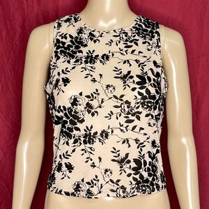 Joocy Babi Nude Velvet Body Con Cropped Top Large